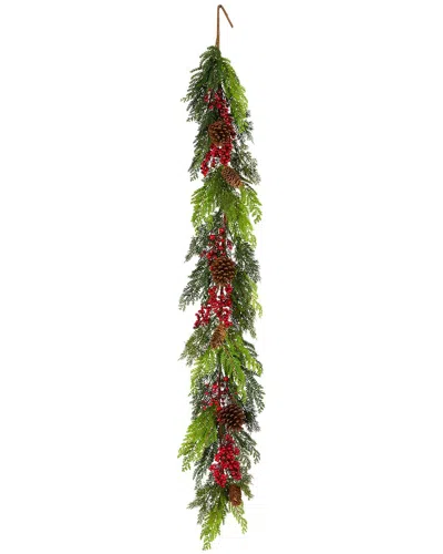 National Tree Company 5ft Christmas Joy Garland In Green