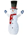 National Tree Company 6 Ft. Snowman Decoration With 90 White Led Lights In White