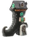 National Tree Company 6 Witchs Boot Haunted House With Led Light In Black