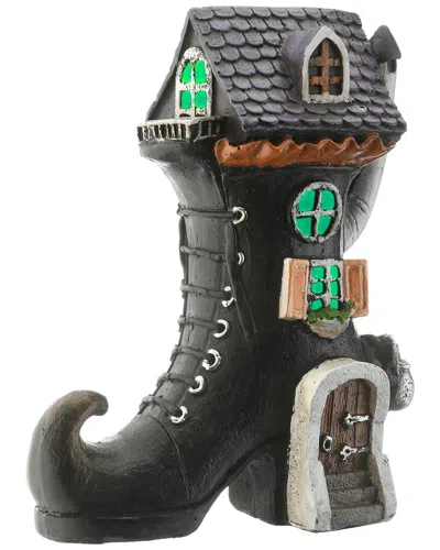 NATIONAL TREE COMPANY DISCONTINUED NATIONAL TREE COMPANY 6 WITCHS BOOT HAUNTED HOUSE WITH LED LIGHT