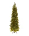 National Tree Company 6.5' Feel Real Grande Fir Pencil Slim Tree With 250 Clear Lights