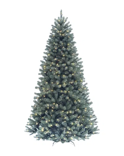 National Tree Company 6.5ft North Valley Spruce Tree With 500 Clear Lights In Green