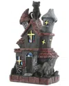 National Tree Company 7 Black Cats Haunted House With Led Light In Black