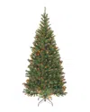 National Tree Company 7.5' Aspen Spruce Hinged Tree