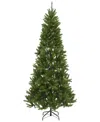 National Tree Company 7.5' Peyton Spruce Tree In Green Flocked