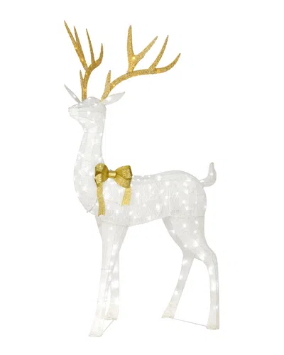 National Tree Company 75 White Glitter Standing Buck