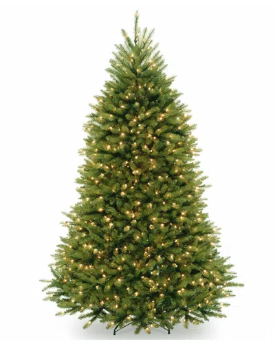 National Tree Company 7.5ft Dunhill Fir Hinged Tree With 750 Clear Lights In Green