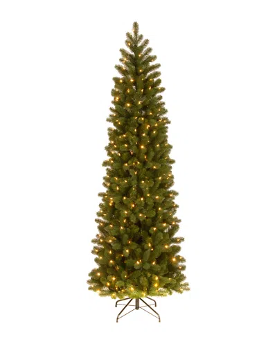National Tree Company 7.5ft Feel Real Down Swept Douglas Fir Pencil Slim Tree