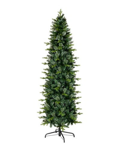 National Tree Company 7.5ft Feel-real® Prancer Pencil Fir Tree With 400 Clear Lights In Green