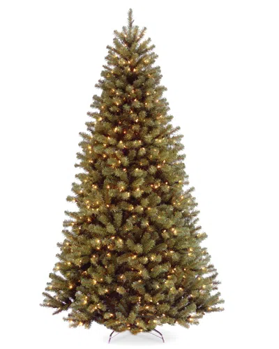 National Tree Company 7.5ft North Valley Spruce Tree With 550 Clear Lights In Green
