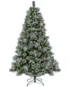 National Tree Company 7.5ft Pre-lit Bryson Pine Tree With Led Lights In Green