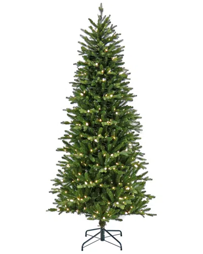 National Tree Company 7.5ft Pre-lit Wallace Pine Tree With Led Lights In Green