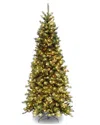 National Tree Company 7.5ft Tiffany Fir Slim Tree With 550 Clear Lights