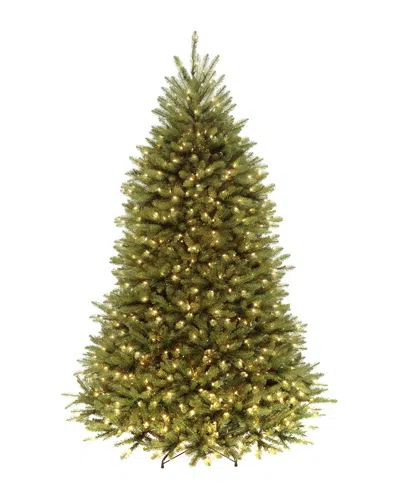 National Tree Company 7ft Dunhill Fir Hinged Tree With 700 Clear Lights In Green
