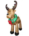 National Tree Company 8' Inflatable Reindeer In Brown