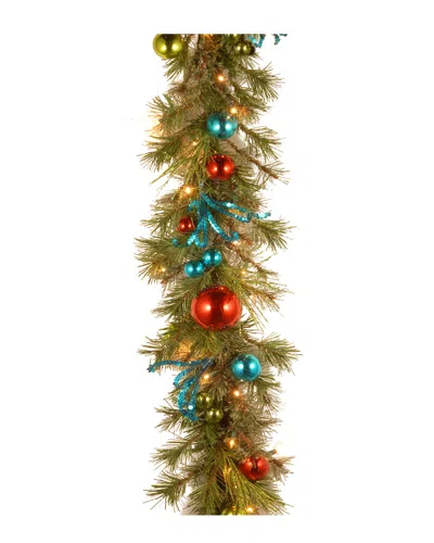 National Tree Company 9' X 14 Decorative Collection Retro Garland
