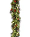 National Tree Company 9ft Crestwood Spruce Garland With Lights