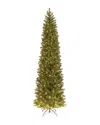 National Tree Company 9ft Feel Real Douglas Fir Pencil Slim Tree With Lights