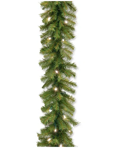 National Tree Company 9ft Norwood Fir Garland With 50 Concave Soft Lights