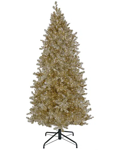 National Tree Company 10ft Pre-lit Christmas Platinum Metallic Tree