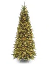 National Tree Company 9ft Tiffany Fir Slim Tree With 700 Clear Lights
