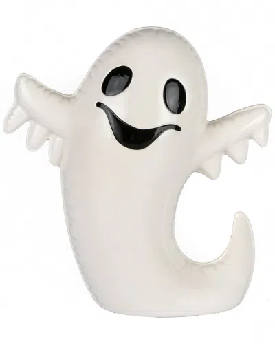 National Tree Company 9in Halloween Happy Ghost Tabletop Decor In White