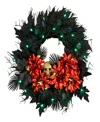 National Tree Company Boo-tiful Halloween Wreath, 24 Inches In Black