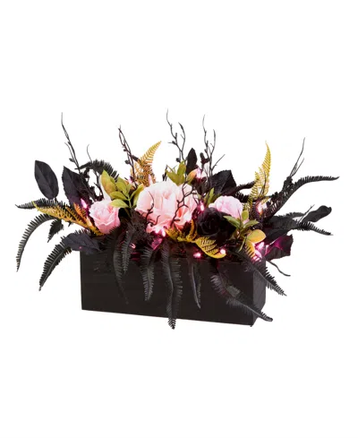 National Tree Company Cute And Creepy Centerpiece, 16 Inches In Black