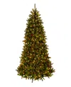 National Tree Company Dunhill Fir Hinged Tree, 7.5 Feet. In Green