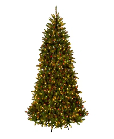 National Tree Company Dunhill Fir Hinged Tree, 7.5 Feet. In Green