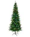 National Tree Company Duxbury Hinged Tree, 6 Feet. In Green