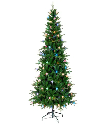 National Tree Company Duxbury Hinged Tree, 6 Feet. In Green