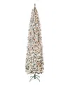 National Tree Company First Traditions Acacia Flocked Tree 9 Ft In Green