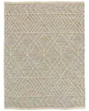 National Tree Company Hand Woven Outdoor Rug In Multicolor