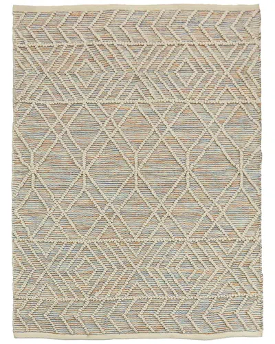 National Tree Company Hand Woven Outdoor Rug In Multicolor