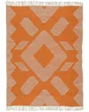 National Tree Company Hand Woven Outdoor Rug In Pink