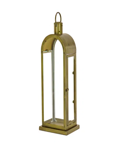 National Tree Company Hgtv Home Collection Antique Bronze Arched Lantern, Medium