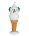 National Tree Company I-scream Cone Creepy Clown, 14 Inches In White
