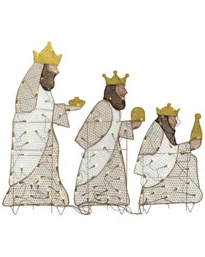 National Tree Company Light Up Wise Men- Set Of 3 In White