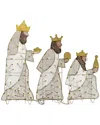 National Tree Company Light Up Wise Men- Set Of 3 In White