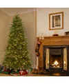 National Tree Company Northern Spruce Memory-shape Tree With Music Match Dual Color Led Lights In Green