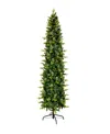 National Tree Company Prancer Pencil Fir Tree, 7.5 Feet. In Green