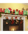 National Tree Company Pre-lit Ho Ho Ho Decoration In Red