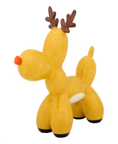 National Tree Company Reindeer Balloon Dog, 8.5 Inches In Brown