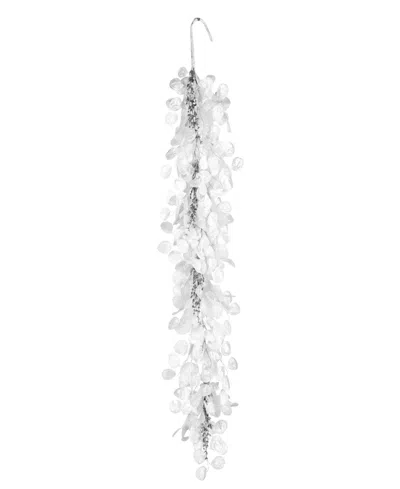 National Tree Company Winter Frost White Garland, 4 Feet.