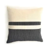 Nativa Woven Block Pillow In Black