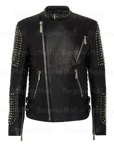 Pre-owned Native America Men  Black Western Style Blazer Suede Leather Jacket Coat-307