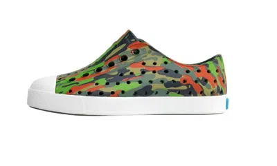Native Big Kid's Jefferson Print Camo Sneakers In Multi
