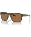 Native Eyewear Native Men's Breck Polarized Sunglasses, Polar Xd9041 In Matte Olive