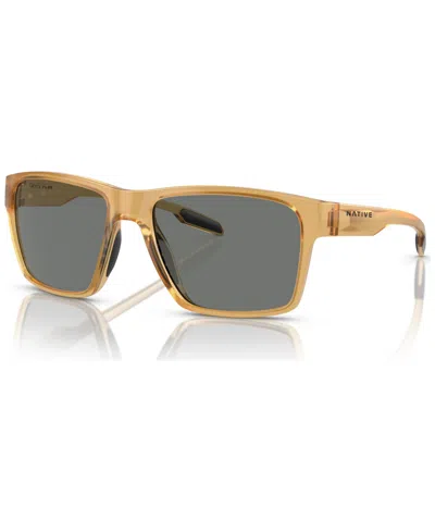 Native Eyewear Native Men's Breck Polarized Sunglasses, Polar Xd9041 In Topaz Crystal